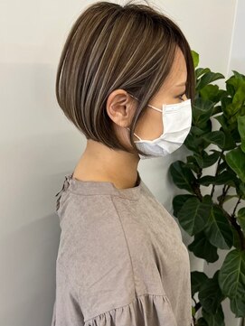 ジルブラン 横浜関内(JIL BLAN) ハイライトバレイヤージュダブルカラーケアプリーチ30代40代