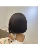 縮毛矯正×地毛風ストレート×前下がりボブ×ミニボブ×韓国ボブ