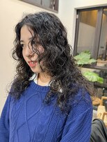 ナループロアオハナ(Nalu pu loa ohana) ロングウルフ/ウルフパーマ/パーマ/ハードパーマ/くるくるパーマ