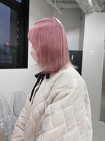 ベレーザシェルト(Beleza scelto)&nbsp;5983艶髪ベビーピンクタンバルモリボブオンブレホワイトピンク