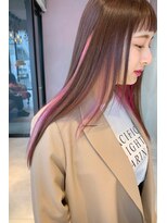 ティル(till) 【till_emi】wide bang + inner color pink