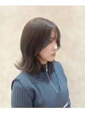 黒髪卒業式/韓国風/透明感/顔周りカット