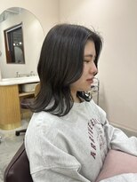 キュオンシア(CUEON. ciea)&nbsp;切りっぱなし×オリーブグレージュ