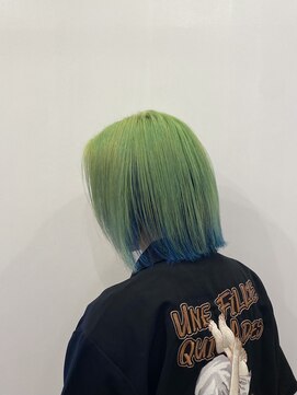 ウィルゴ(VIRGO) リトルグリーンメンカラー/ネオングリーン+サファイアブルー