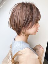 スタートウキョウ 渋谷(STAR TOKYO)&nbsp;20代30代40代抜け感ショートヘアレイヤーミルクティベージュ