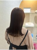黒髪カタログ/ホブルフ/ネビージュ/小顔に見せるヘア/ワンレン