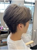 グレージュ×韓流マッシュ