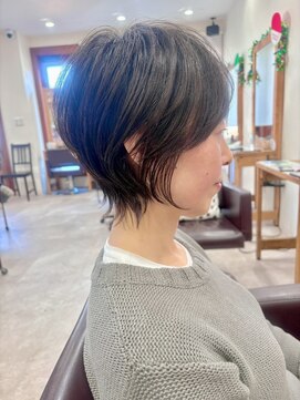 ラポール 柏店(RAPPOR) くびれショート/美シルエット/グレージュ/20代30代40代