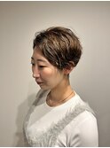 ショートのさりげパーマ