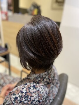 モア ヘアデザイン バイ オリジンズ つくばみどりの店(moA hair design by Origins) 上品★ショートボブ