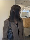 ブリーチなし/グレージュ/透けカラー/表参道
