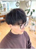 シンプル軽めマッシュ