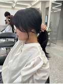 髪質改善美髪ストレート　縮毛ストレート　レイヤー