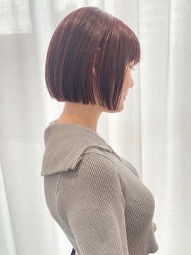 イノセントヘア(innocent.hair) 前髪×ピンクブラウン