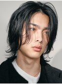 ニュアンスパーマセンターパート原宿ウルフカットfifth韓国ヘア