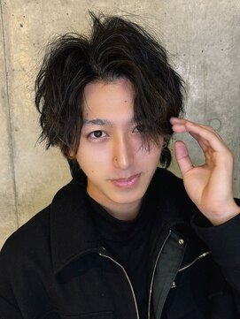 ゼンコー アオヤマ(ZENKO Aoyama) アップバング×ツイストスパイラルパーマ【青山/表参道】