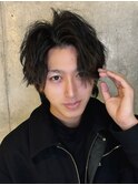 アップバング×ツイストスパイラルパーマ【青山/表参道】