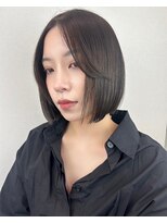 グラヘアーストーリー(gra HAIR STORY) 透明感スモーキーベージュ×大人ボブ