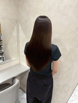 キング 梅田店(K!ng) ハイライトカラーミルクティーベージュレイヤーカット