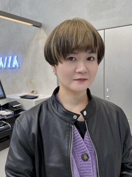 ザザ ZA/ZA 茗荷谷 マッシュショート/ハンサムショート/ダブルカラー