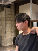 シースルーセンターパート ニュアンスパーマ