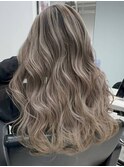 ど定番バレイヤージュカラー