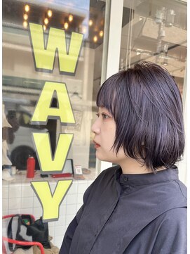 ウェイビー(WAVY) ハイライトxラベンダー