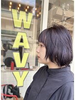 ウェイビー(WAVY) ハイライトxラベンダー