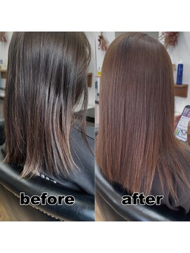 モンド ヘアクリエーション 下荒田店(monde hair creation) 【monde】before × after × 髪質改善