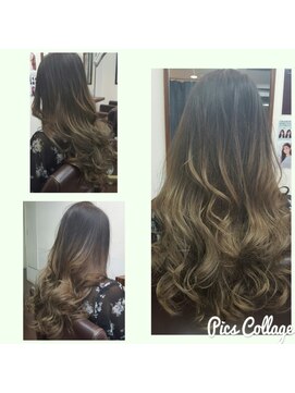 銀座ラボ 上野店(銀座LA BO) イルミナ・アディクシー_外国人風グラデーションカラーその2♪