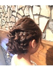 ヘッドアクセなしでも可愛いヘアセット/ヘアセット/綱島