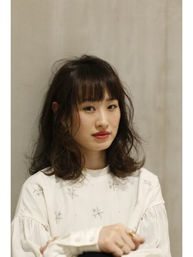 プランタンアヴェダ(printemps AVEDA) 愛されカジュアルミディ×ハイライトカラー