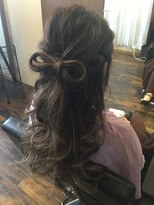 カットバンク(CUT BANK) リボン ハーフアップ