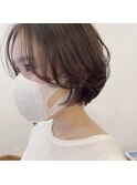 "コロンと丸みが可愛いレイヤーボブ"ayumi