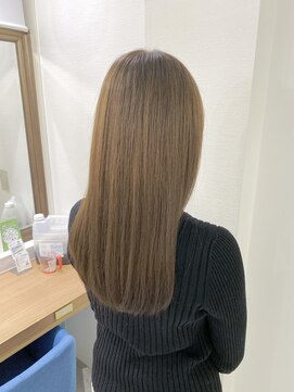 ロンドアベニール 北千住(Lond avenir) 艶ストレート☆マロンベージュ　西田大樹