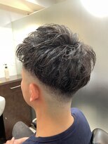 ネクサス 築地店 スキンフェード×ミックスパーマ