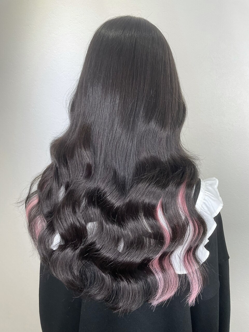 ダークアッシュブラウン】シールエクステでロングヘア☆：L014873191