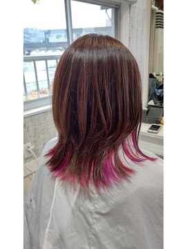 フェリス(Felis) ピンク×パープルインナーカラー