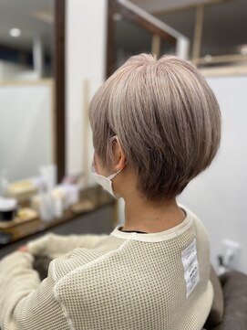 ルカリエ(LUCA:Rie) ハンサムショート×ココアシルバーブラウン