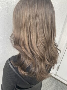 カプア 仙台駅前店(Kapua) 大人可愛いダブルカラー/ミルクティーグレージュ/ケアブリーチ