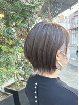 ヘアーラボ ハチ(HAIR LABO HACHI)&nbsp;ショート×デザインカラー×ラベンダーミルクティー