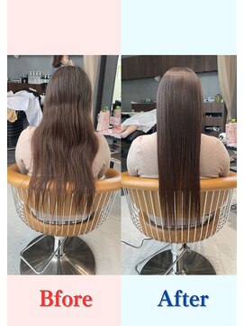 フォルテ 城北店 髪質改善×ツヤ髪エステ縮毛矯正/髪質改善縮毛矯正