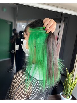 キジ(KIJI) ★ヘンプグリーン×インナーカラー★詳細はブログまで