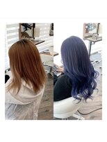 クラン ヘアーアンドスタジオ(CLAN hair & studio)&nbsp;ハイトーンエクステブリーチインナーミルクティーベージュ