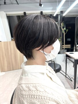 ルネ 北千住(Renee) マニッシュショート_アッシュグレージュ_ハンサムショート