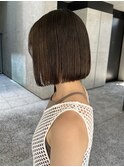 オシャレな切りっぱなしボブ◎