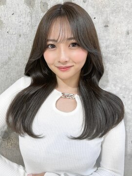 シーシンジュク 新宿南口(Sea shinjuku) 大人ガーリー×ダークアッシュ[似合わせカット/ミディアム]