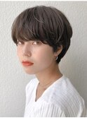 大人ハイライト/シークレットハイライト/抜け感ベージュショート