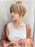 ショートボブ髪型30代40代50代前髪あり前髪なし面長丸顔【荒牧】