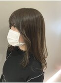透明感ベージュカラー